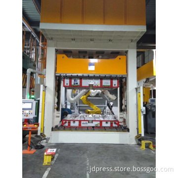Automobile interior composite material hydraulic press